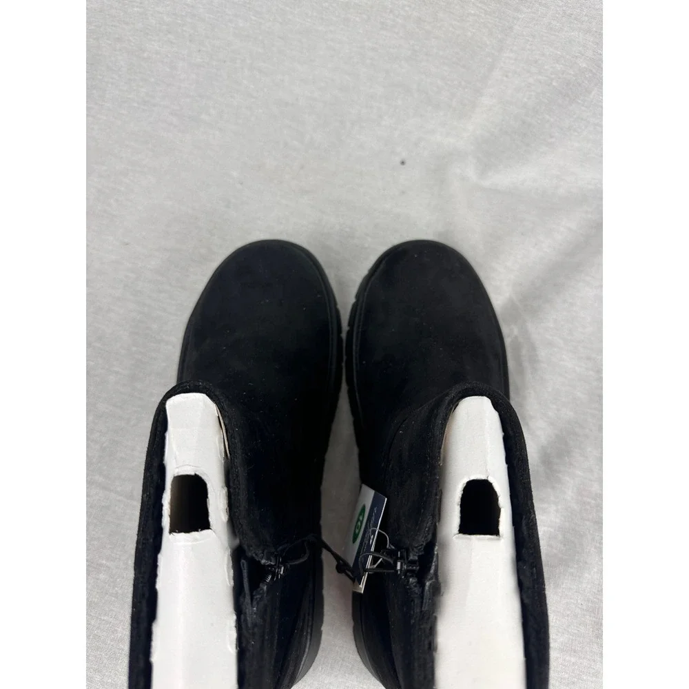 Universal Thread‎ Womens Black Faux Suede Memory Foam Ankle Boots Size 10 NEW